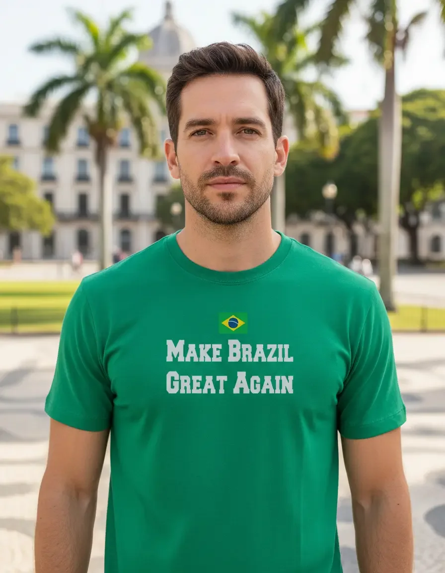 Camiseta Make Brazil Great Again